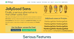 Desktop Screenshot of jollygoodfonts.com